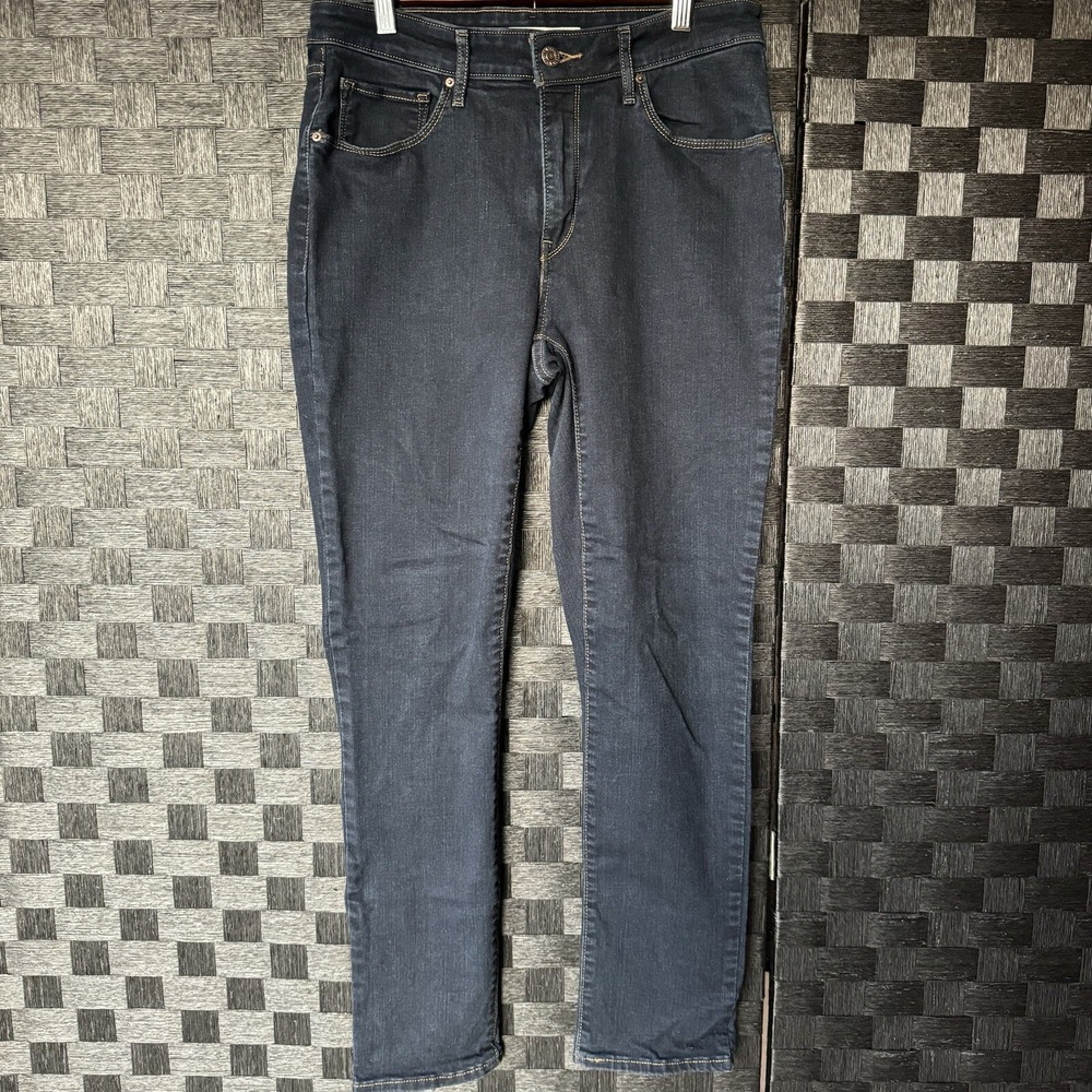 Levi's Classic Mid Rise Skinny Jeans Dark Wash Womens 10 M